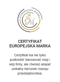 certyfikat europejska marka